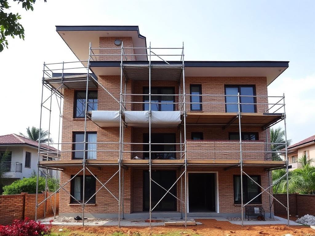 Casa Familiar en Obra - Constructora DNG